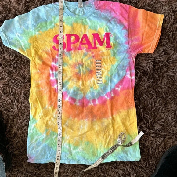 Spam pastel tie dye t shirt size medium NWT from Spam Museum in Austin MN - Picture 7 of 7